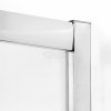 NEW TRENDY Kabina prysznicowa SUVIA 2D półokrągła R55 U 80x80x185 szkło satynowe 5mm K-3573